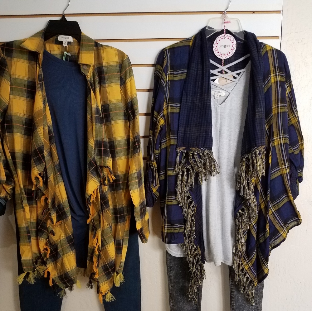 Umgee Plaid Jackets